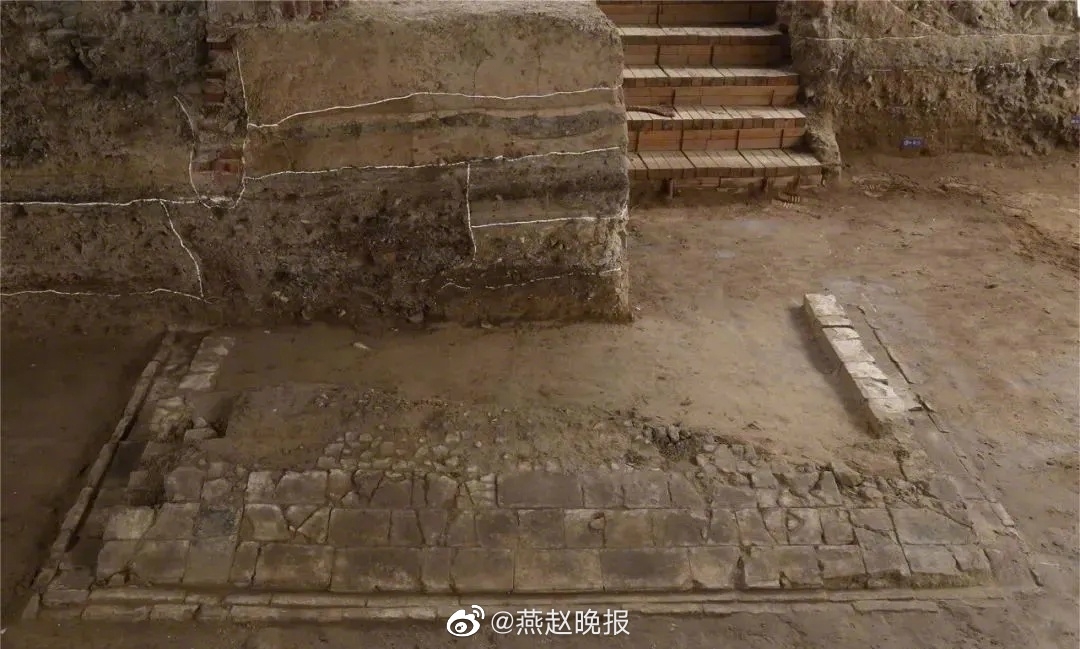 河北正定开元寺南遗址金元时期开元寺南门（F2）自南向北 通讯员供图