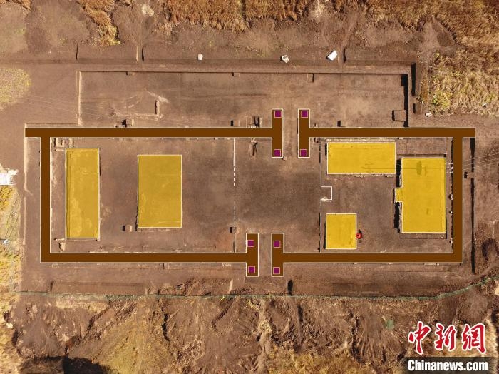太子城遗址西院落 太子城遗址考古队供图