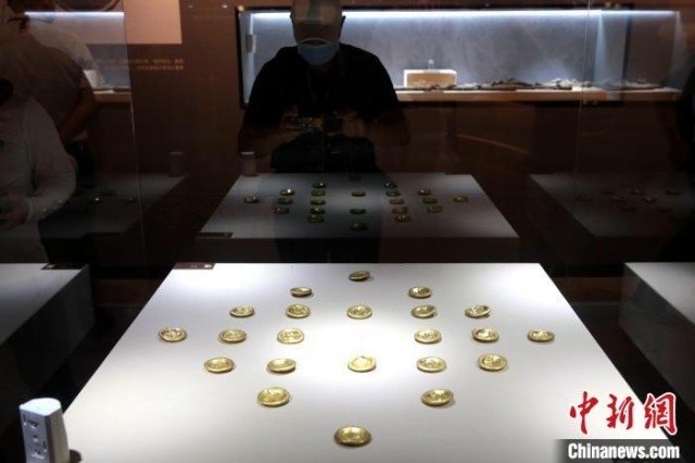 图为饼金。　张远 摄