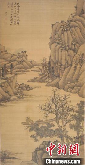 明沈周设色秋泛图。　沈阳故宫博物院供图