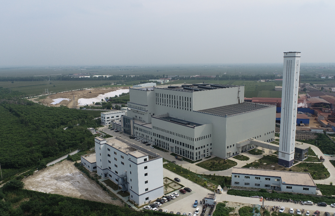 图为石家庄市赵县生活垃圾焚烧发电厂。聂聪超 摄.JPG