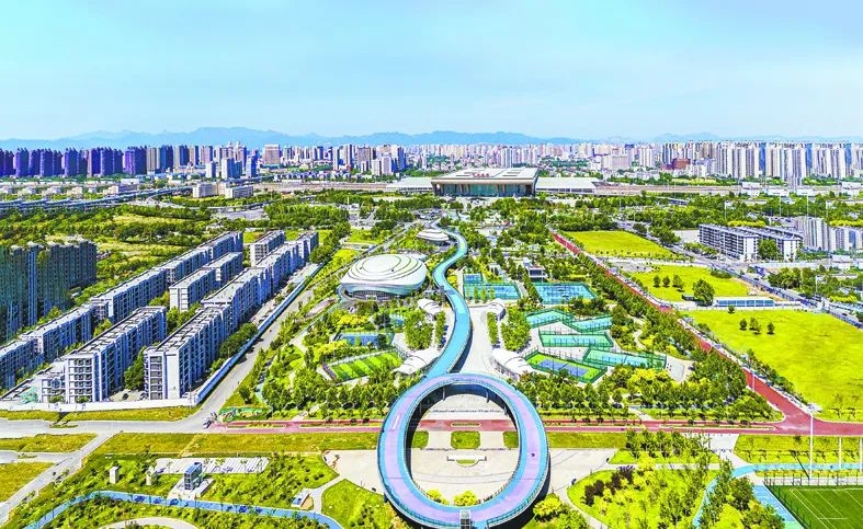 石家庄市高铁片区中央绿色体育公园。石家庄市委宣传部供图.jpg